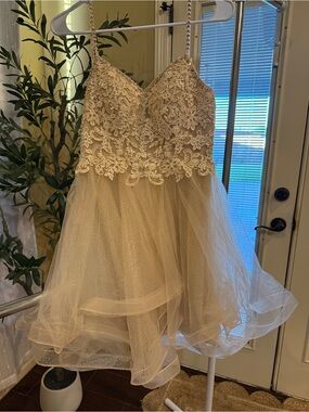 JJs House | Dresses | Jjs House Womens Longsleeve Chiffon Cocktail Dress Sz 4